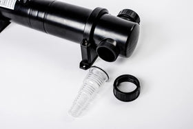 Jebao PU-36 pond water clarity preview showing cleaner water