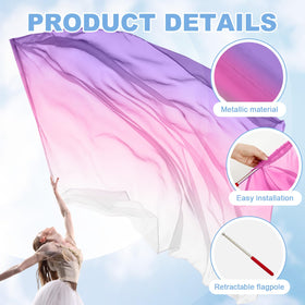 Durable polyester Jecery worship flag with graceful flow