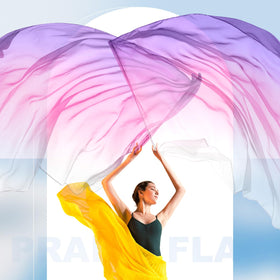 Two-piece Jecery worship flag set supports synchronized routines
