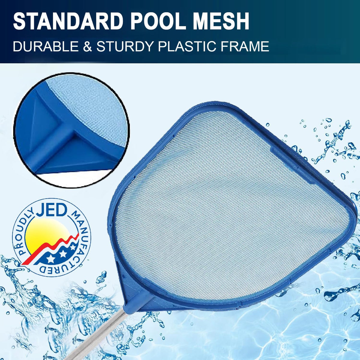 JED Pool Tools fine mesh net traps small particles for clean water