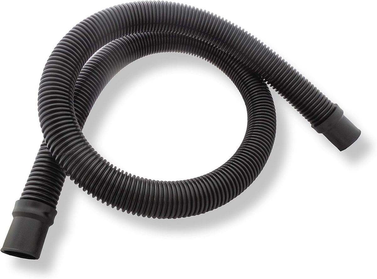 JED Pool Tools premium pump and filter hose in black for reliable water flow in above-ground pools.