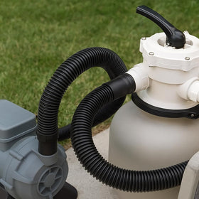 JED Pool Tools universal-fit hose for Bestway, Intex, Coleman above-ground pools.
