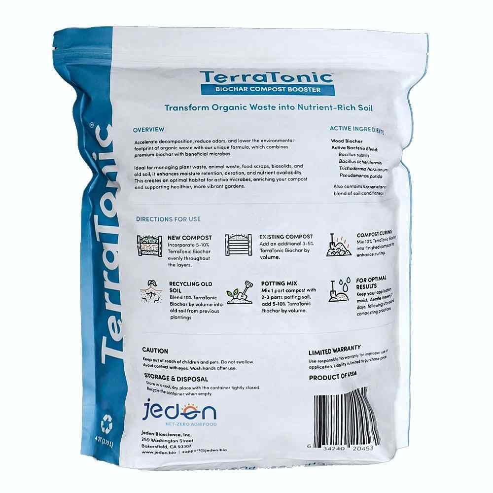 JEDEN TerraTonic application on soil to enhance nutrient retention.
