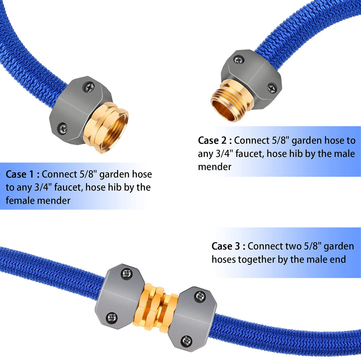 Jeeker repair kit enables easy, tool-free installation on hoses