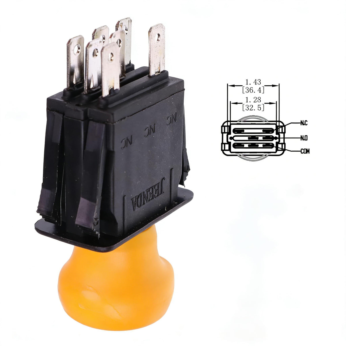 JEENDA Blade Clutch PTO Switch side angle, fits Cub Cadet and MTD models