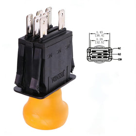 JEENDA Blade Clutch PTO Switch side angle, fits Cub Cadet and MTD models