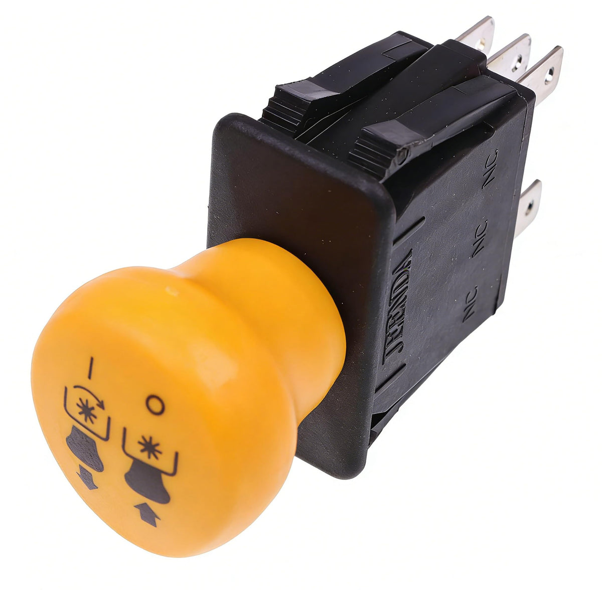 JEENDA Blade Clutch PTO Switch terminals closeup, seven terminals for flexible wiring