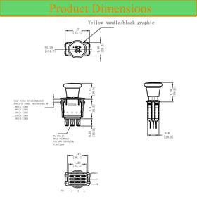 JEENDA Blade Clutch PTO Switch compatible-models chart, highlights broad John Deere compatibility.