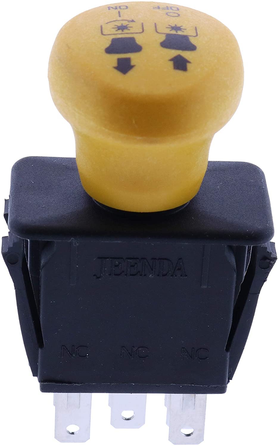 JEENDA installation view shows simple mounting and wiring access