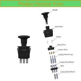 JEENDA Outdoor-grade switch assembly designed for rugged outdoor use.