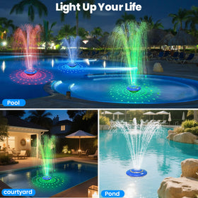 JEMULICE ambience lighting modes set moods for outdoor evenings.