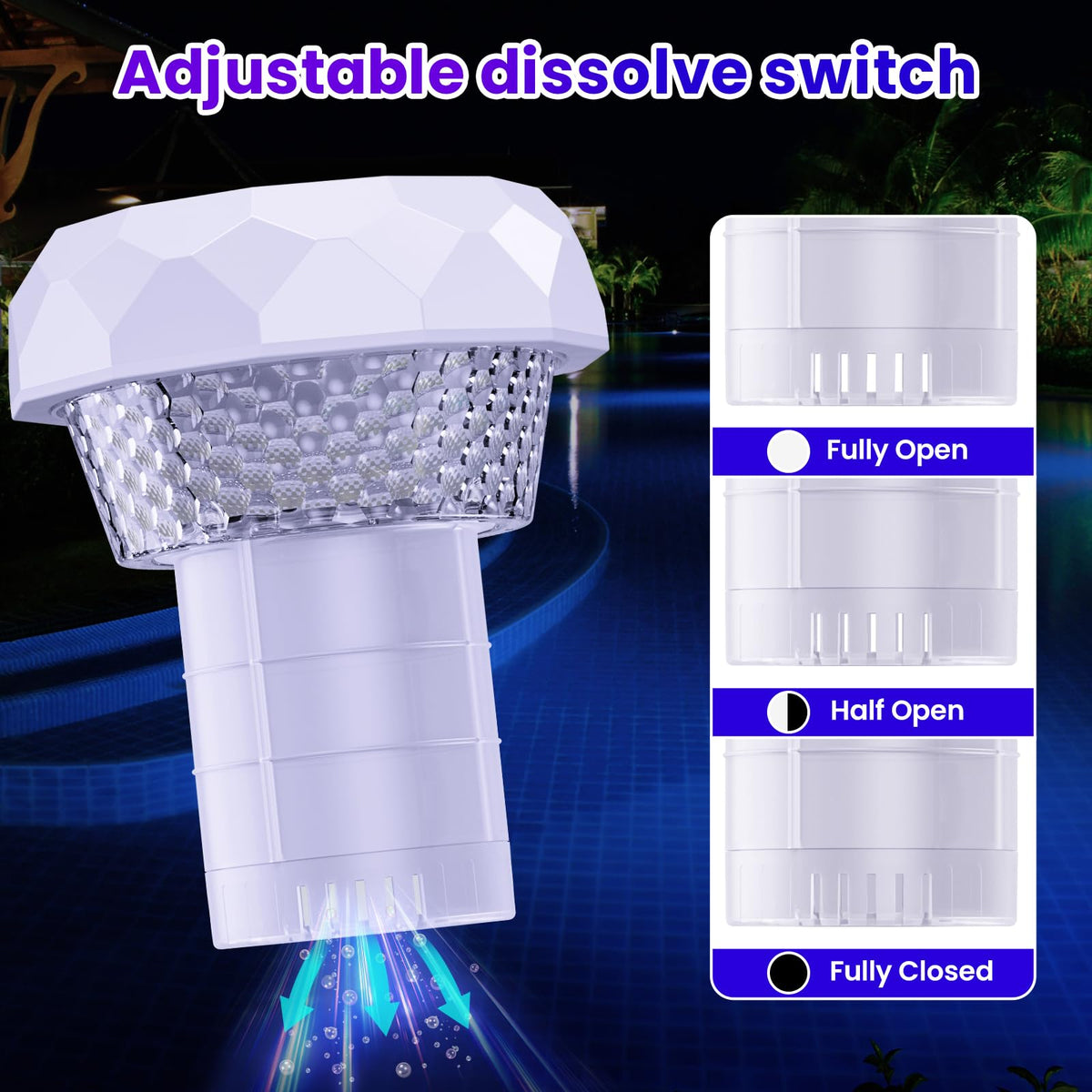 JEMULICE dynamic modes include rolling, breathing, and flashing.