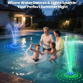 JEMULICE fountain jet modes deliver gentle sprays or dramatic arcs.