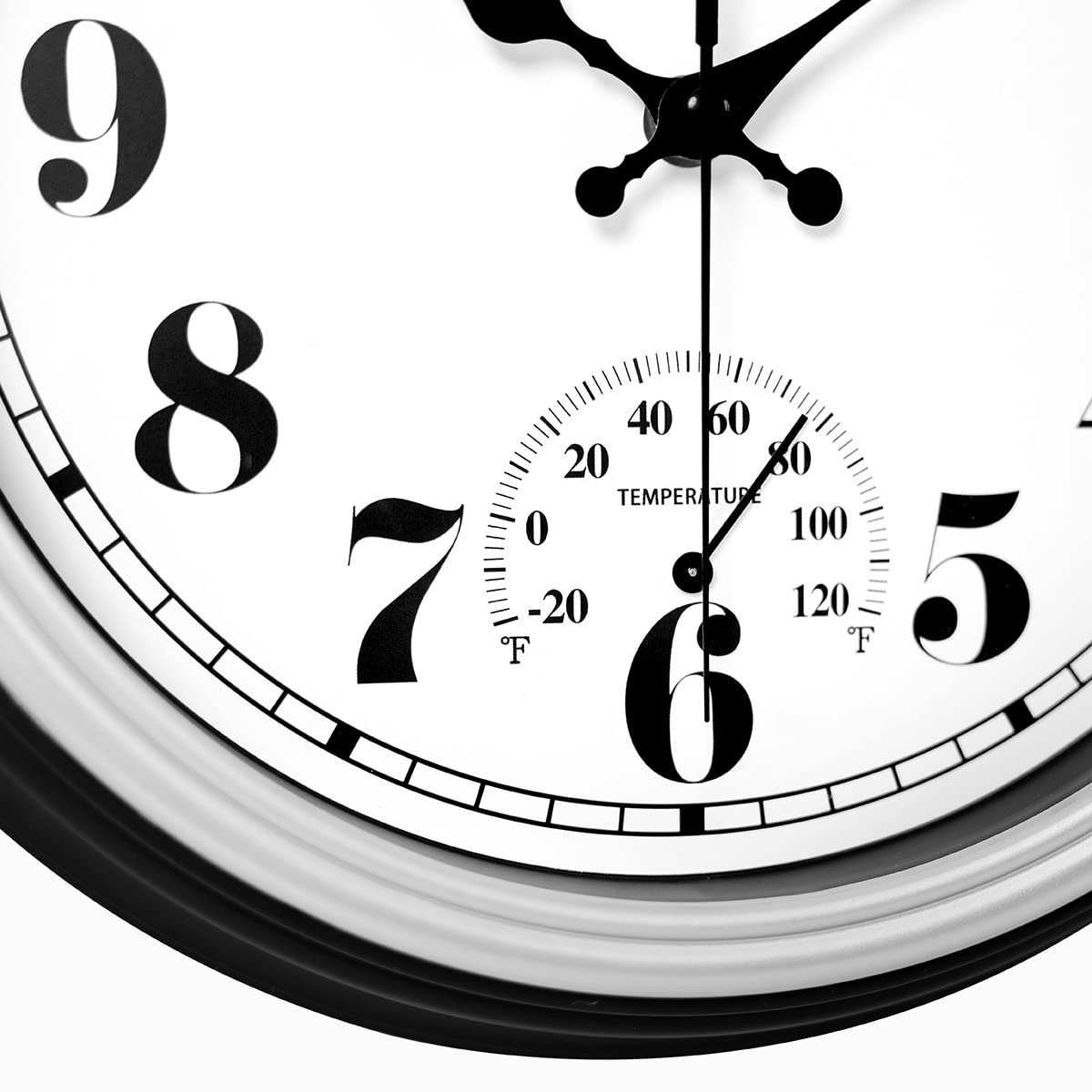 JENLYSTIME clock with large numbers, easy reading from afar