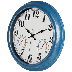 JENLYSTIME clock showing thermometer and hygrometer display for quick readings