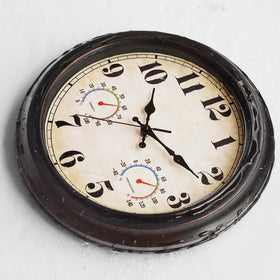 JENLYSTIME clock thermometer and hygrometer display for climate readings