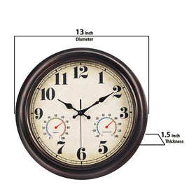 JENLYSTIME vintage dark brown finish adds classic decor touch