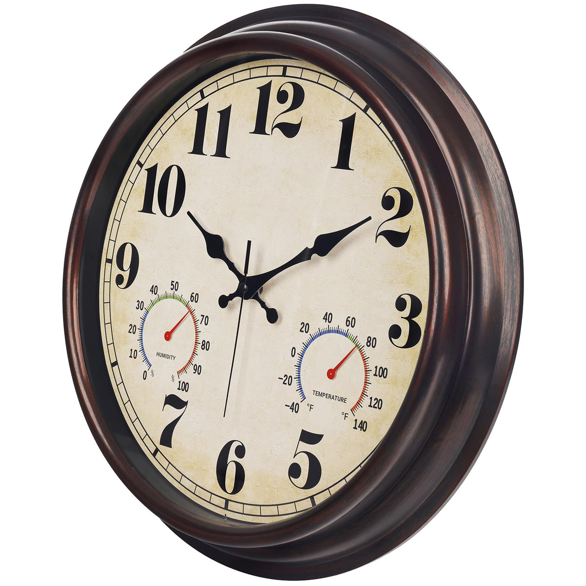 JENLYSTIME waterproof clock case suited for porches and pool areas