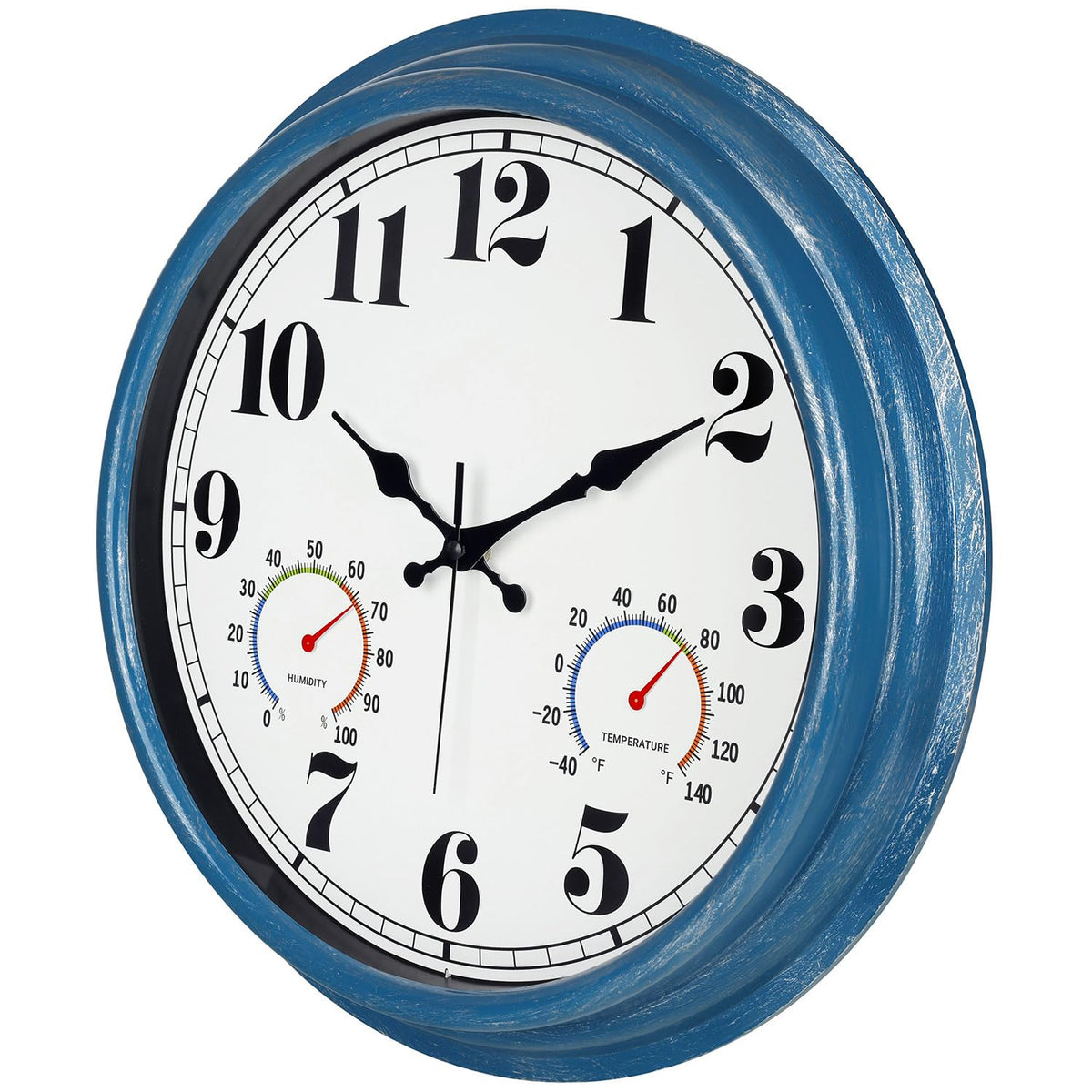 Jenlystime waterproof indoor/outdoor clock case for porches and bathrooms