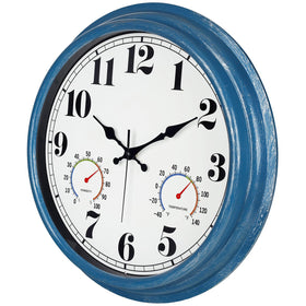 Jenlystime waterproof indoor/outdoor clock case for porches and bathrooms