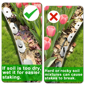 JERIA 4-inch border lines along the lawn offer crisp, clean edges.
