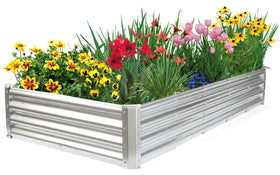 JERIA raised bed assembly enables quick, easy setup for small-space gardens.