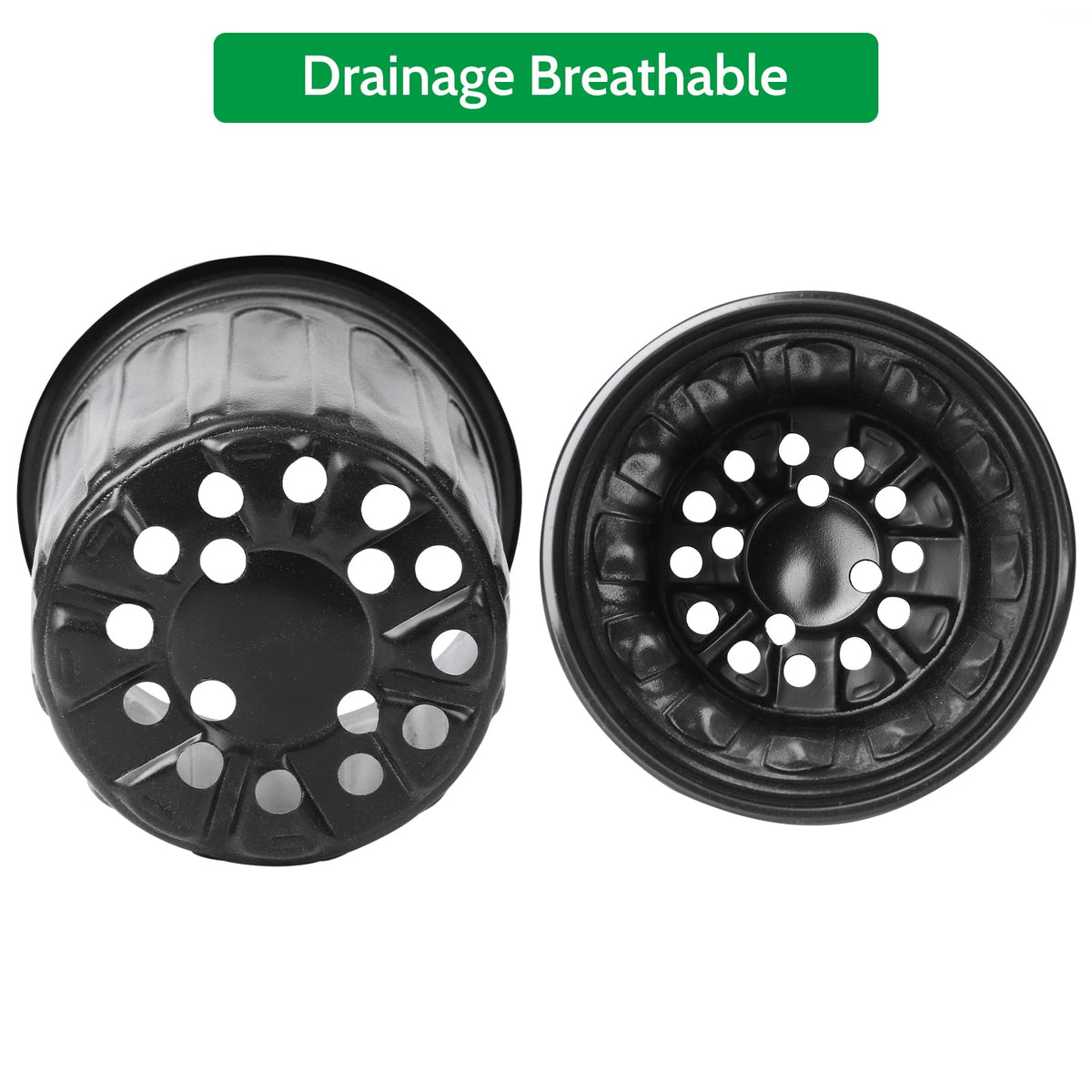 JERIA drainage holes promote airflow and healthy root development.
