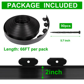 JERIA edging spikes set of 90 supports quick, secure border installation.