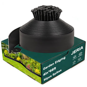 JERIA garden edging 66ft roll defines lawn borders for a tidy landscape.