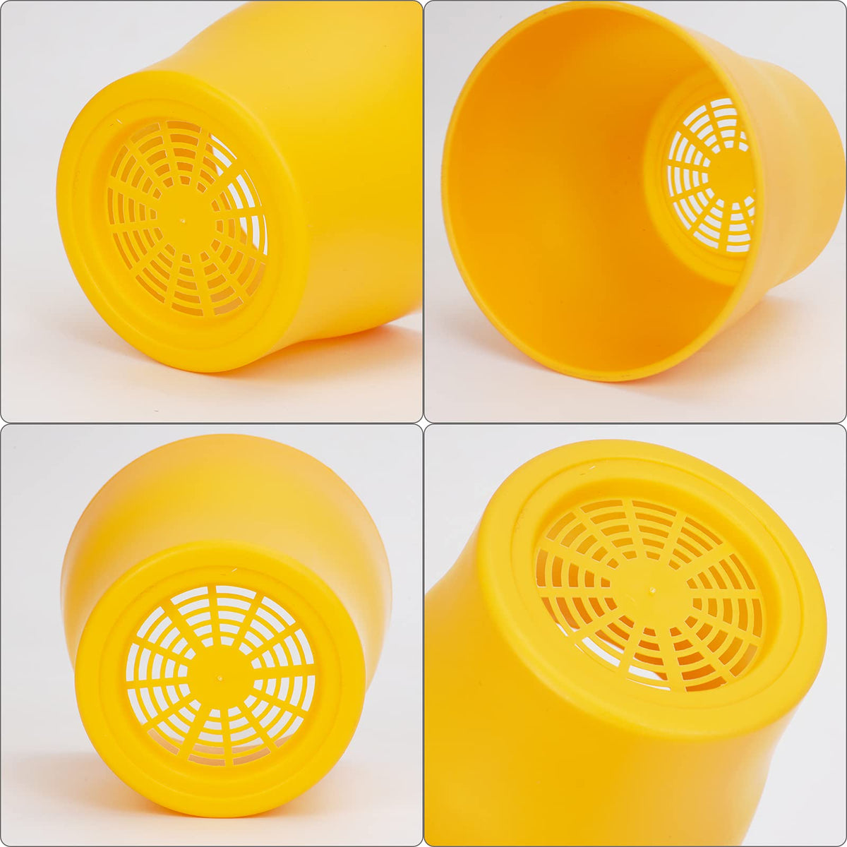 JERIA lightweight thickened resin pots ideal for balcony gardening and frequent handling.