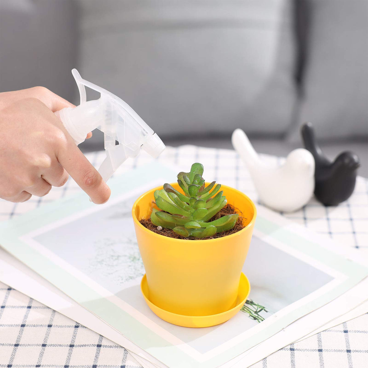 JERIA pallet-included setup aids organized gardening and easy pot transport.