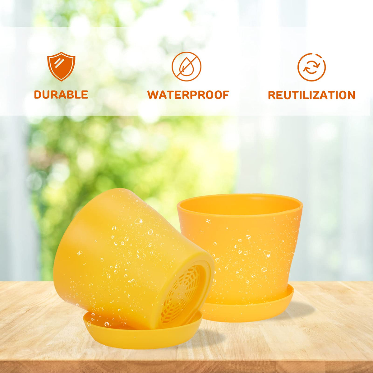 JERIA seed-starting pots designed for compact spaces and efficient use of windowsills.