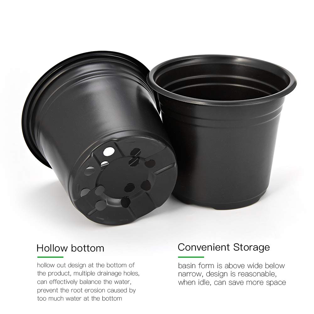 JERIA soft reusable plastic pots are lightweight and durable