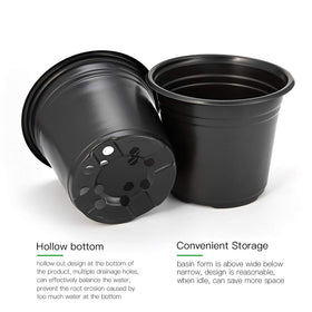 JERIA soft reusable plastic pots are lightweight and durable