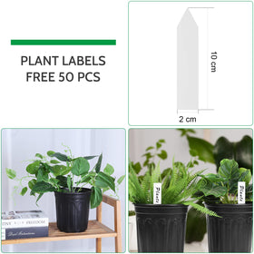 Thickened soft plastic seedling pot is lightweight and reusable