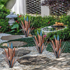 Jesokiibo Tequila sculpture ground placement for a natural look
