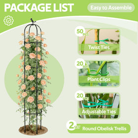 Jesosia easy-install trellis pack for quick setup without tools.