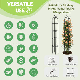 Jesosia rustproof coating protects the trellis against moisture and weathering.