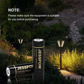 JESSPOW 14430 battery recharge life over 1200 cycles, durable and reusable