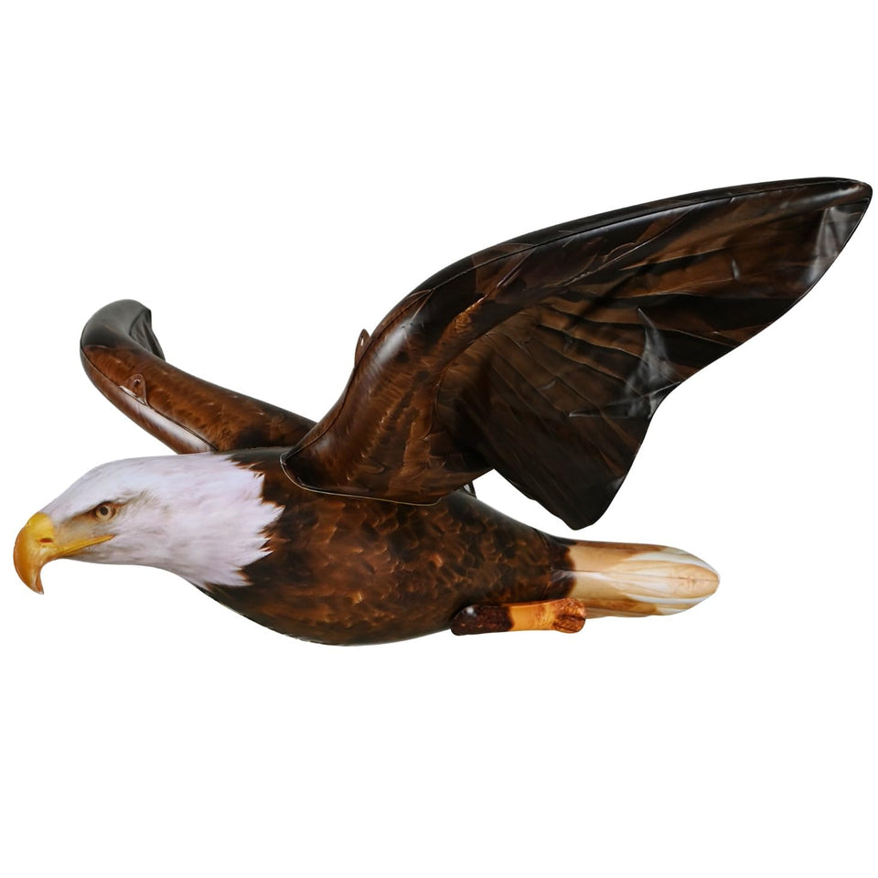 Jet Creations bald eagle inflatable with 38-inch wingspan for dramatic yard displays.