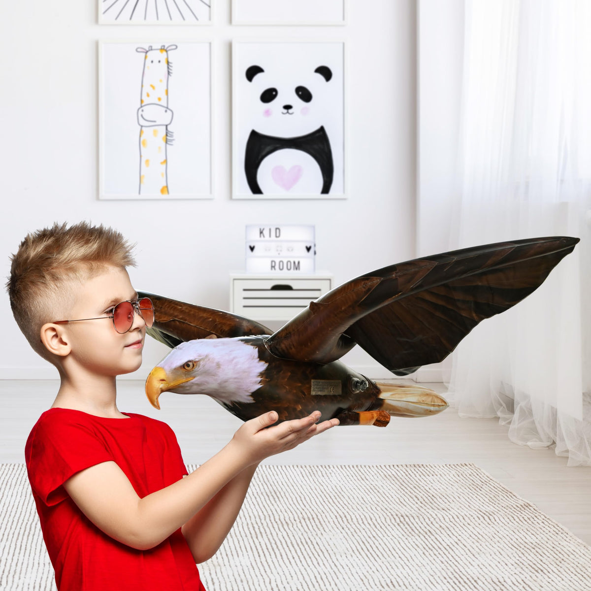 Jet Creations bald eagle yard decor for garden gatherings and celebrations.
