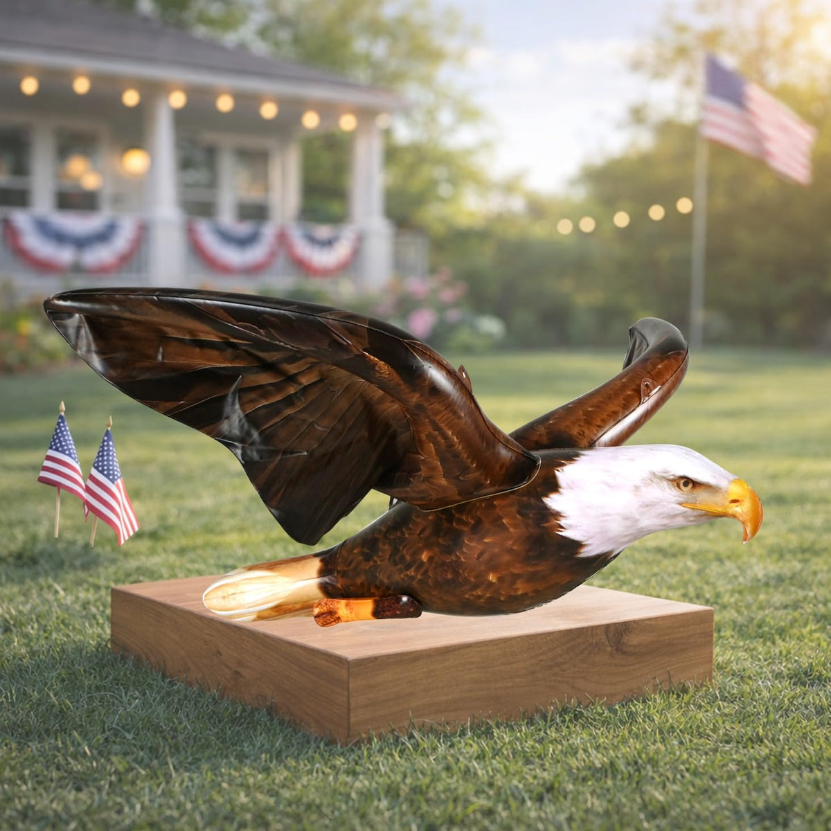 Jet Creations safari-themed eagle prop for themed events and displays.