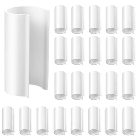 Jetec PVC pipe clips secure 1-inch tubes for greenhouse setups