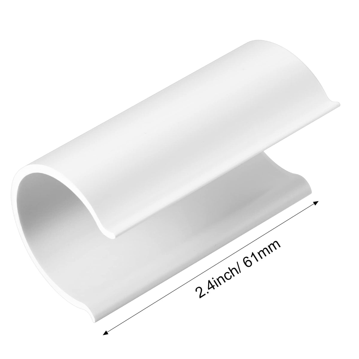 Jetec 32-pcs PVC clamps fasten pool covers and protect from debris