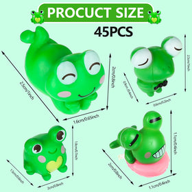 Jetec frog miniature ornaments for crafting and home decoration.