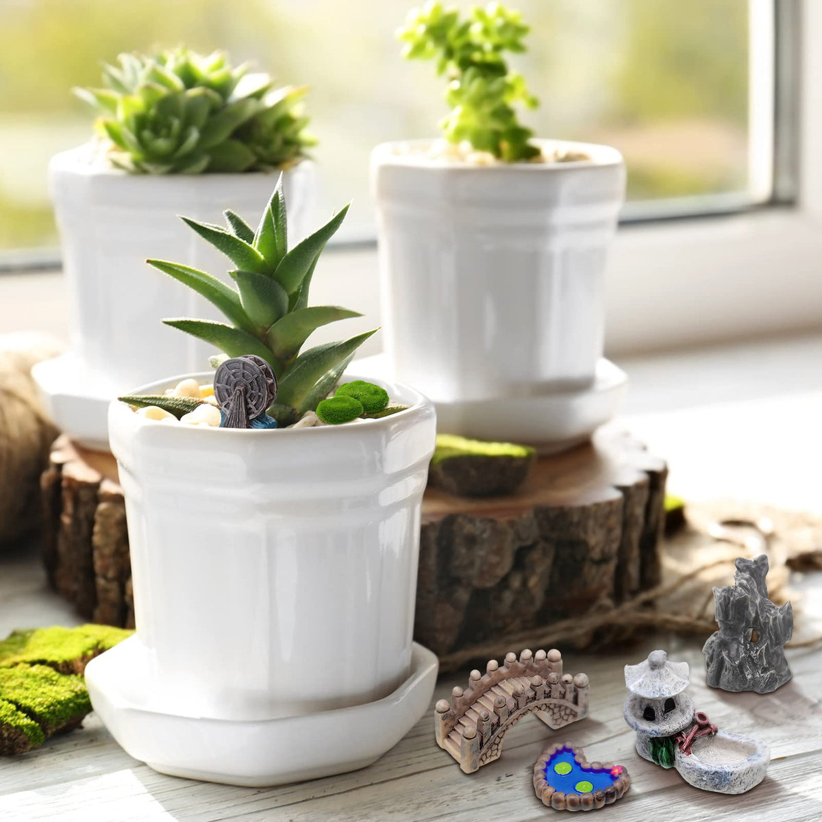Jetec garden ornaments inspire creative DIY projects for spaces.