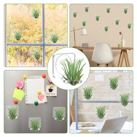 Jetec 0.87-inch hole fits small air plants and decorative stems.