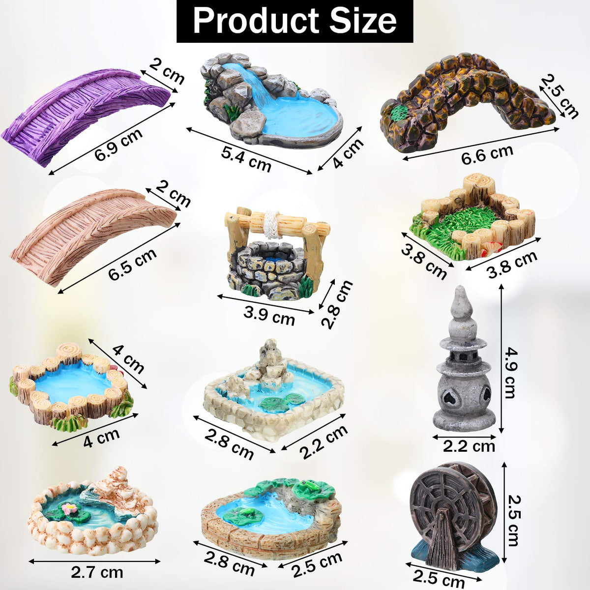 Jetec mini fairy garden lighthouse adds charm to shelves and paths