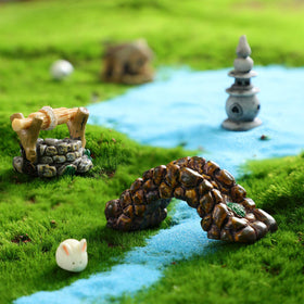 Jetec mini fairy garden waterwheel adds motion to displays