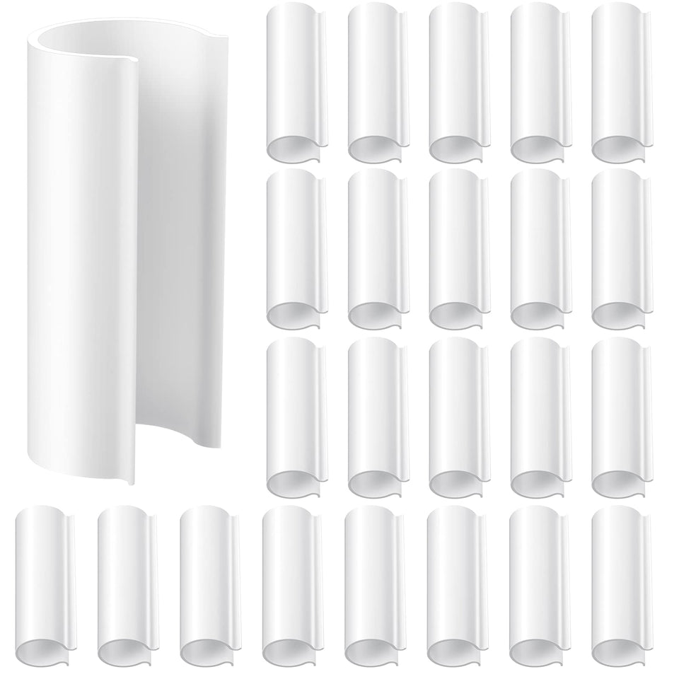 Jetec PVC pipe clip secures 3/4-inch tubing for greenhouse assemblies.